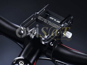 Soporte de aluminio GUB P20 negro para manillar de bici